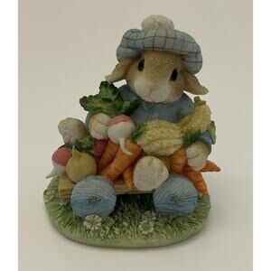 Enesco My Blushing Bunnies Figurine "An Abundance of Blessings" No Box 1995 VTG